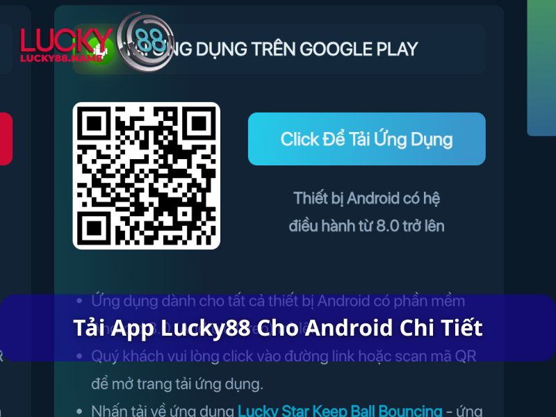 Hướng dẫn tải App Lucky88 cho Android